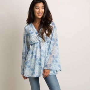 Pinkblush Bell Sleeve Top